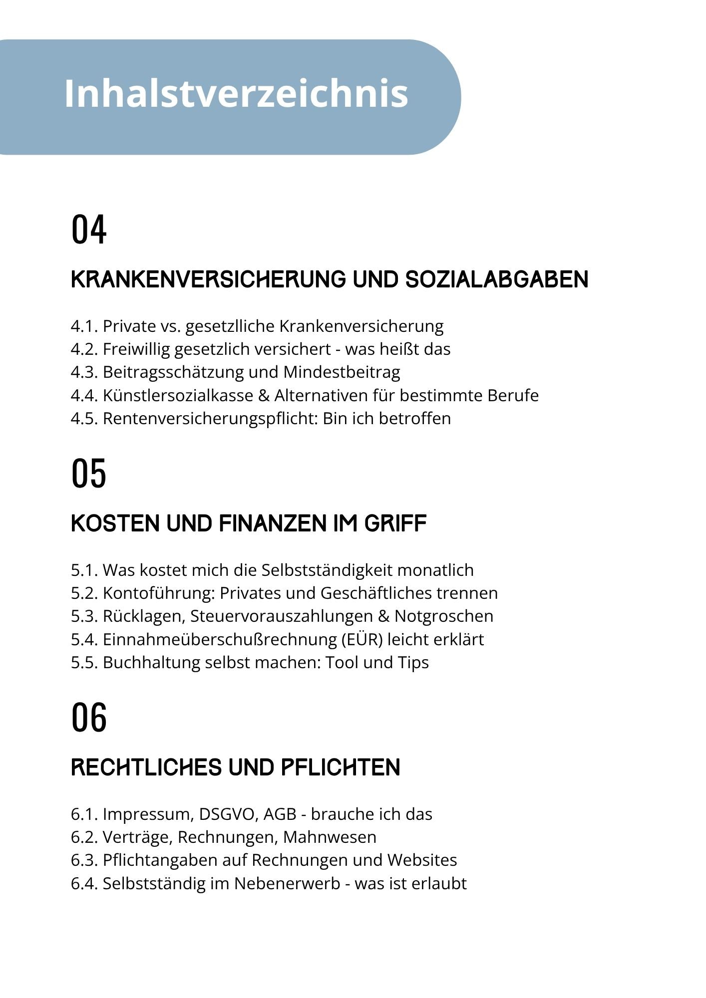 eBook "Selbstständig in Deutschland" Dein Praxisguide für den Start